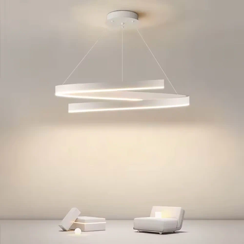LED-Pendelleuchte | 60 cm | spiralförmig, 80 W | RLO-60CM-80W-W