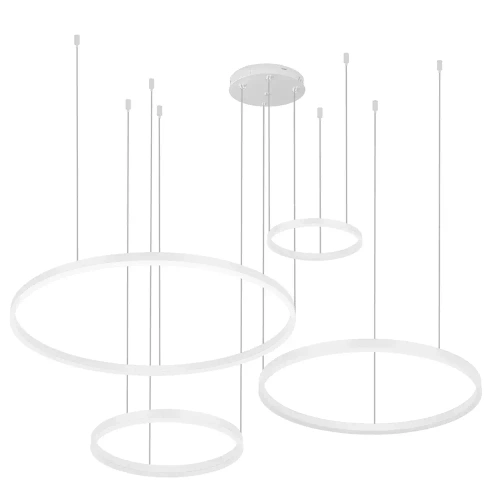 RLK-C04-120W-W | Lampe à suspension moderne en plusieurs parties | LED | Blanc 