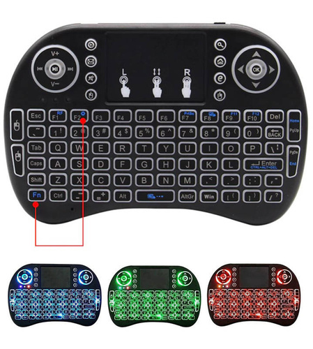 Kabellose Tastatur mit Hintergrundbeleuchtung und Touchpad | i8