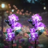 FLD-37-PURPLR | Hydrangea LED solar garden lamp | 76cm, 600mAh