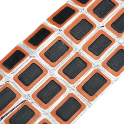 Patch repair kit for inner tubes + glue | Bicycle tire repair kit | 48 patches for bicycle wheel repair | HTYBT-070