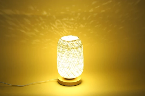 ZBD-C2314-BG | Lámpara de noche de ratán | Lámpara de mesa con estilo