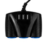C08 | Divisore presa accendisigari 120W | 3 porte USB 3.1A