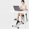 Mini bicicleta estática con resistencia ajustable y contador LCD | Bicicleta de rehabilitación plegable para brazos y piernas | Rotor | DH-301