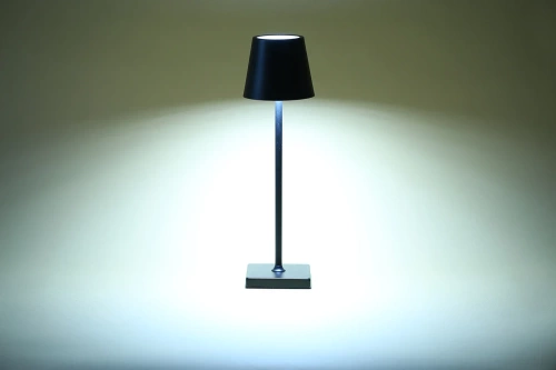 HJA20-BLACK | LED stalinė lempa | Belaidė naktinė lemputė | Jutiklinė lempa viešbučiui, restoranui