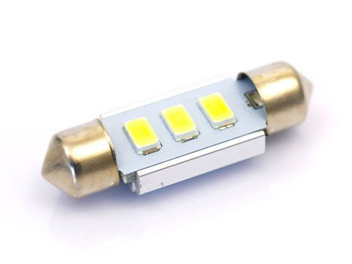 Autó LED izzó C5W 3 SMD 5630 CAN BUS