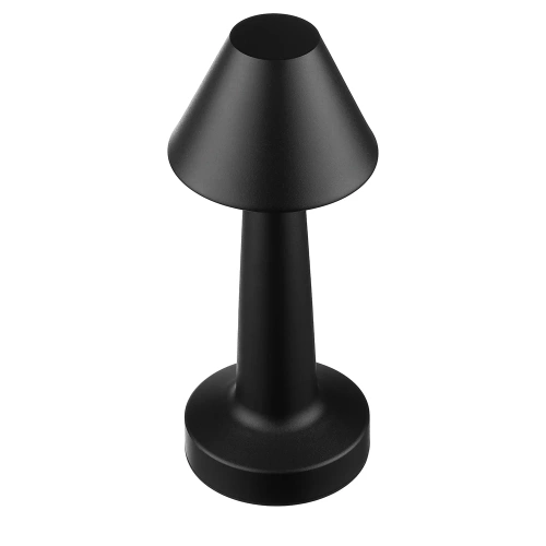 HJA12-NEGRO | Lámpara de mesa inalámbrica | Lámpara de noche sensible al tacto con color de luz ajustable | luz USB