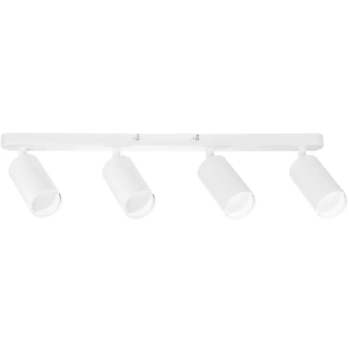 MS-GU10-4 | Plafonnier à 4 lampes, 4x spot mobile GU10 blanc