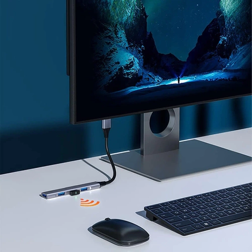 HUB | Splitter USB-C la 4x USB-A | adaptor, splitter tip C 4in1