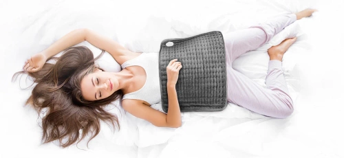 Coussin chauffant électrique pour le dos, muscles et articulations | 30 x 60 cm | gris | HPD-3060-Grey