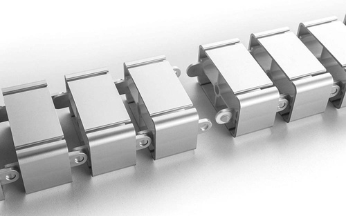 QN-1501 | Housse pour câbles et fils 1,3 m | Canal de câble vertical | Argent