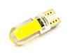 Автомобільна світлодіодна лампа W5W T10 1W COB 360st CAN BUS Silicone