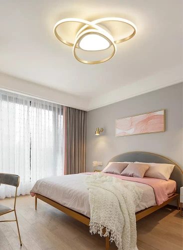 Plafoniera modernă care schimbă culoarea luminii| LED | la distanta