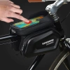 Taška na rám jízdního kola | dotykové pouzdro na telefon | voděodolná cyklistická brašna EVA | organizér na kolo 464-OPP