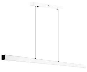 SX41-120CM-48W-W | Modern rectangular hanging lamp | remote control | LED | White