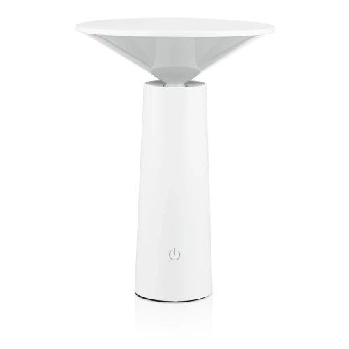  JX09-BLANC | Lampe LED sans fil | Lampe de table à tête mobile