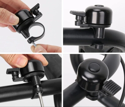 Campanello da manubrio in metallo | Campanello rumoroso per bici o scooter | QTLD-274