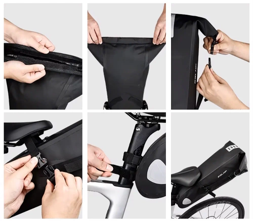 Vodotesná taška na bicykel 10 l | Taška na bicykel s reflexnými prvkami | Taška na bicykel pod sedadlo | BCB-004