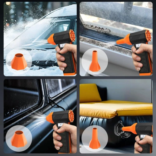 Suflantă electrică turbo | 130.000 rpm, acumulator 5.000 mAh | FAN-P30-B+O