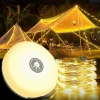 Lampă de camping LED multifuncțională cu ghirlandă de 10 m, baterie externă și magnet | Lampă impermeabilă cu baterie încorporată de 2000 mAh, 5 moduri de iluminare | KQ-5004