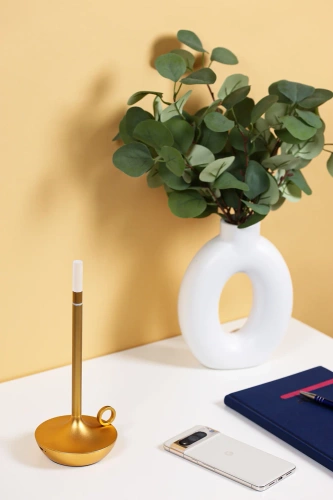 HJA31-ORO | Lampada da tavolo moderna | Lampada da notte con batteria incorporata