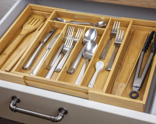 RSD-768 | Cutlery Organizer | Foldable | Bamboo
