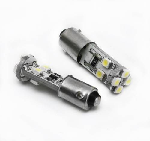 LED-Autoleuchtmittel | BA9S Sockel, 8 SMD 3528, CAN BUS
