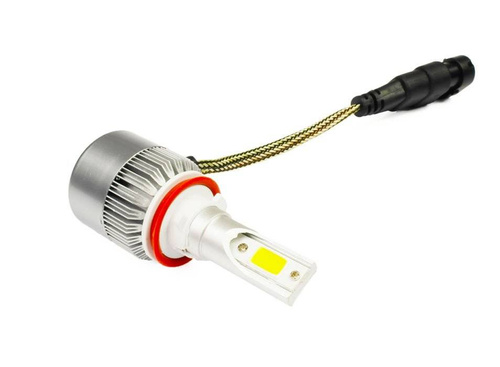 Conjunto de lâmpadas LED H9 H11 C6 COB BridgeLUX™ 7600 lm