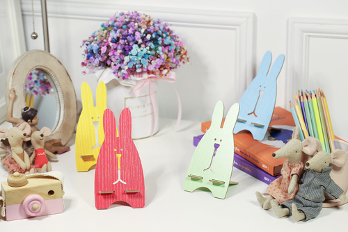 PSI-CF002-LAPIN | Stand, support de téléphone en forme de lapin