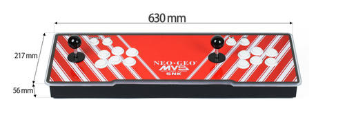 BP-3001-SNK | Pandora's BOX-console | 5000 retro- en 3D-spellen | 2 sets controllers | ingebouwde luidspreker | Mogelijkheid om een muntacceptor aan te sluiten