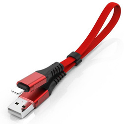 UC-020-IP | Short USB - Lightning cable for Iphone | Quick Charge 3.0 | 30 cm | Data transfer, Car Play