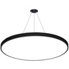 LPL-005 | Pakabinamas LED lubinis šviestuvas 120W | apvalus pilnas | aliuminio | CCD nemirksi | Φ120x6