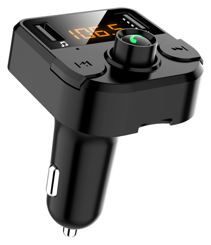 Multifunktionaler FM-Transmitter für Auto | 3-in-1 | schwarz | BC36B