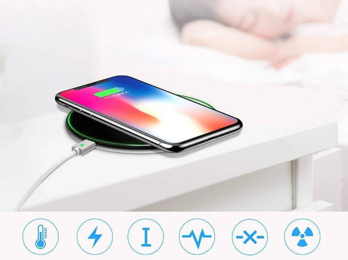 WDX-1-Nero | CARICABATTERIE RAPIDO QI 15W CARICABATTERIE INDUTTIVO