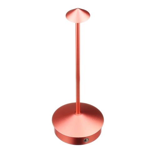 HJA32-ROSEGOLD | Table lamp with built-in battery | Night lamp with three light colors | Atmospheric lamp for hotels, restaurants