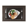 F040-BLACK | Kitchen table mat | Plate mat | Table mat | Decorative kitchen mat