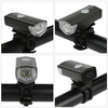 LED-Fahrradbeleuchtungsset für vorne und hinten | XME CREE 3 W, 300 lm, 3 Leuchtmodi, 800 mAh | 5 LEDs, 7 Leuchtmodi, 15 lm
