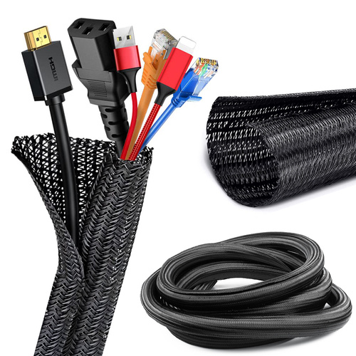 SCS-032MM-3M | Nylon vlecht voor kabels en draden, organizer, hoes | 3 meter | ⌀32mm