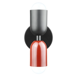 LED væglampe E27 | design vægbelysning til stue eller soveværelse | YG-W008-R+B