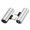 UA-006 | Adapter Type C - Type C + Jack | Audio adapter to the phone