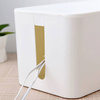 JB2318-Wit | BOX-type kabelorganizer met telefoonhouder | Houder voor strips en kabels