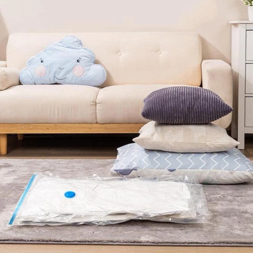 VCB-100*70-BLANC | Sac sous vide pour vêtements, literie | Sac de rangement