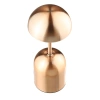 Bezdrátová noční lampa s vestavěnou baterií 2000 mAh | Moderní stolní lampa s nastavitelným výkonem a barvou světla | YG-D019-Copper