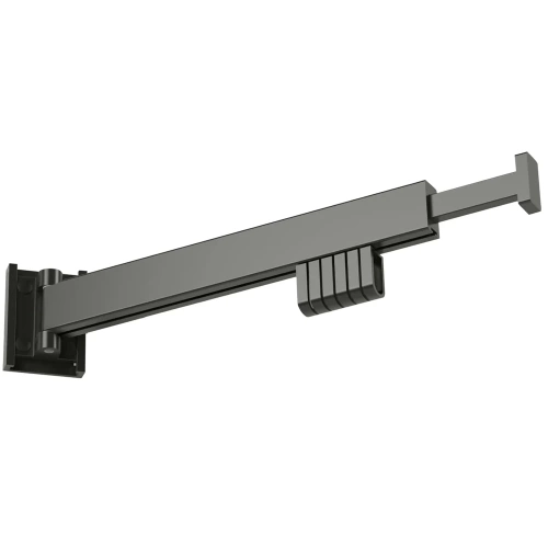 Kleiderständer klappbar | Wandmontage, ausziehbar, mit Haken | grau | LYJ-S30-GREY