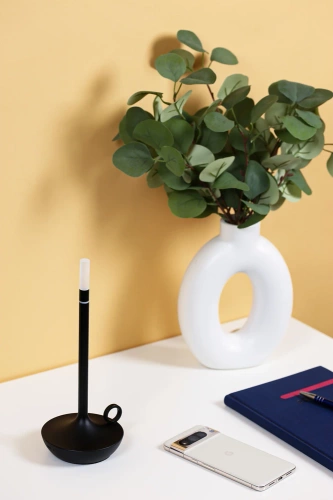 HJA1-ČERNÁ | Moderní stolní lampa | Noční lampa s vestavěnou baterií