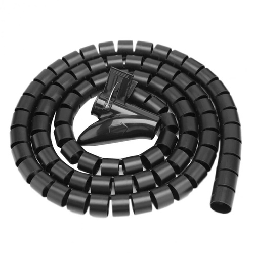 CRG-002-2.6M | Copertura, organizer per cavi e fili | Nero