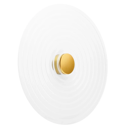 WLC-D350 | Apvalus sieninis šviestuvas ⌀35 cm | Modernus sieninis šviestuvas su grioveliu atspalviu