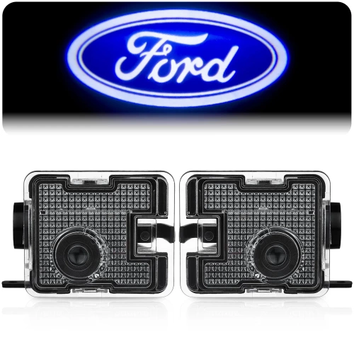 ML-FD2 | Šoniniame veidrodėlyje montuojamas LED logotipo projektorius | FORD KUGA MONDEO FOCUS S-MAX holograma Sveikinimo logotipas