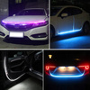 Illuminazione a LED per l'auto | Connessione Bluetooth con l'applicazione del telefono | illuminazione fluttuante del cofano, delle porte, dei davanzali | lunghezza 180 cm | Sintonizzazione ottica LED
