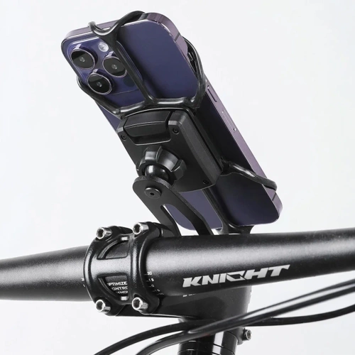 Suporte para telemóvel de bicicleta com libertação rápida | Suporte giratório 360° para guiador | 08CN0019